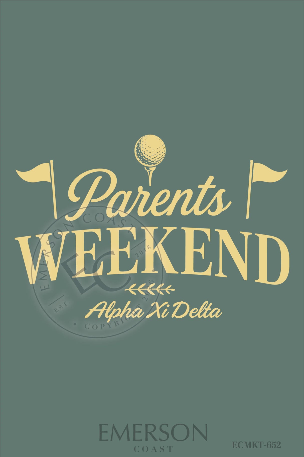 Alpha Xi Delta Parents Weekend T-Shirt