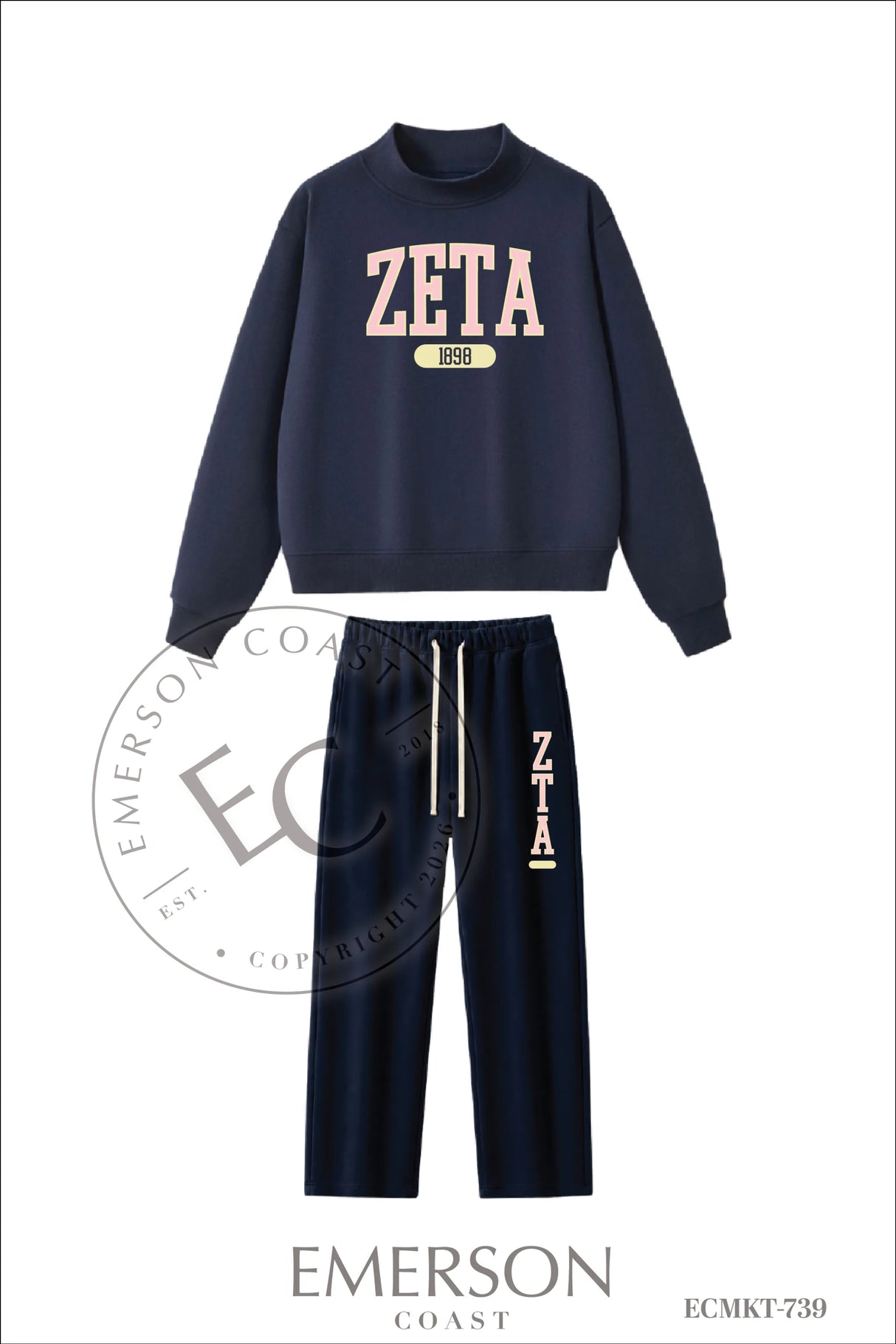 Zeta Tau Alpha Heritage Mockneck Set