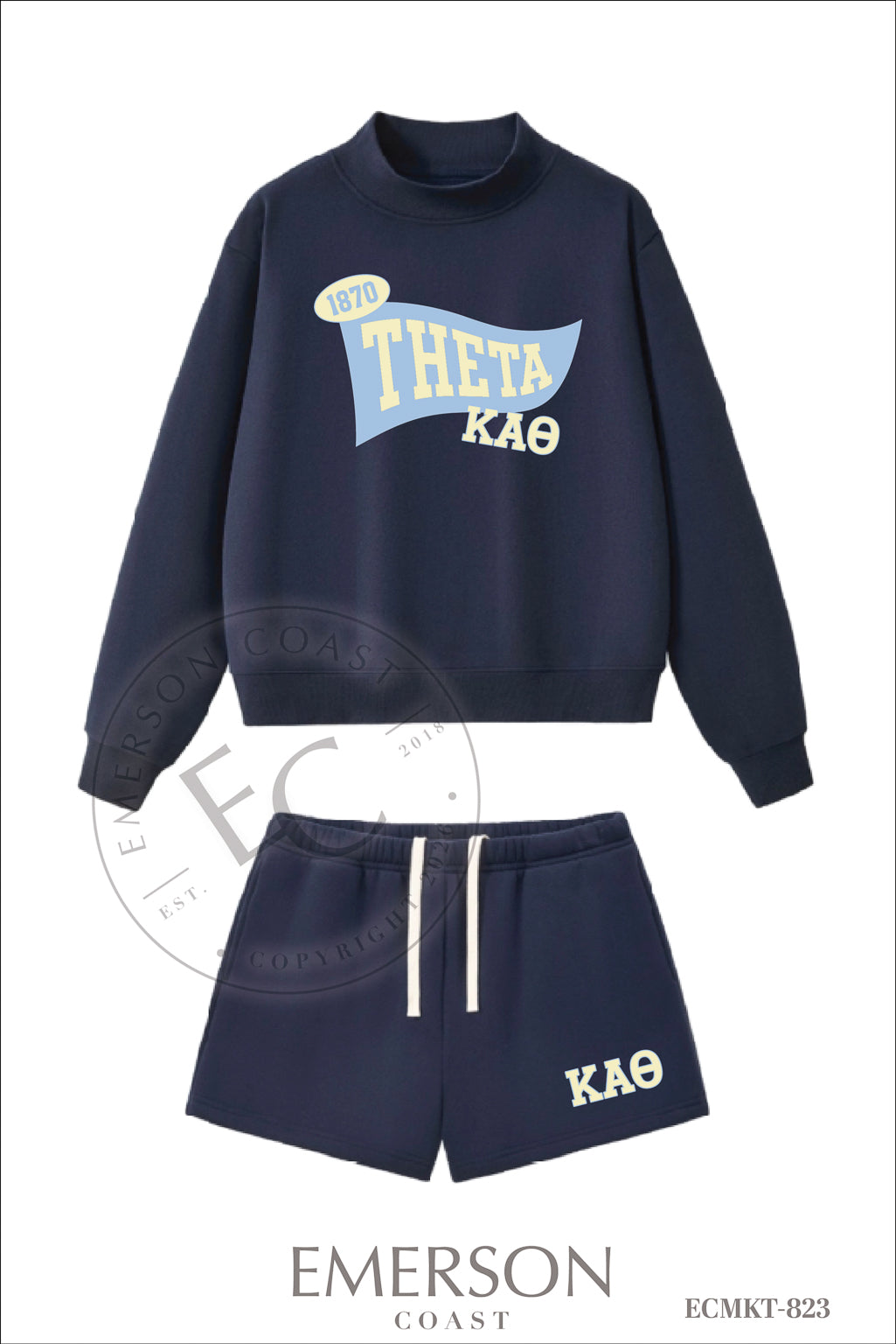 Kappa Alpha Theta Navy Heritage Set