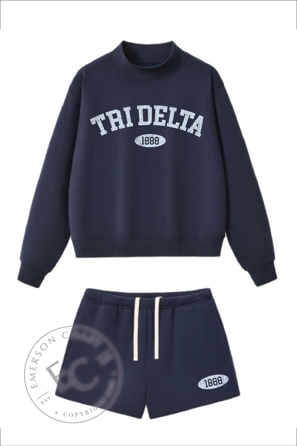 Delta Delta Delta Navy Heritage Set