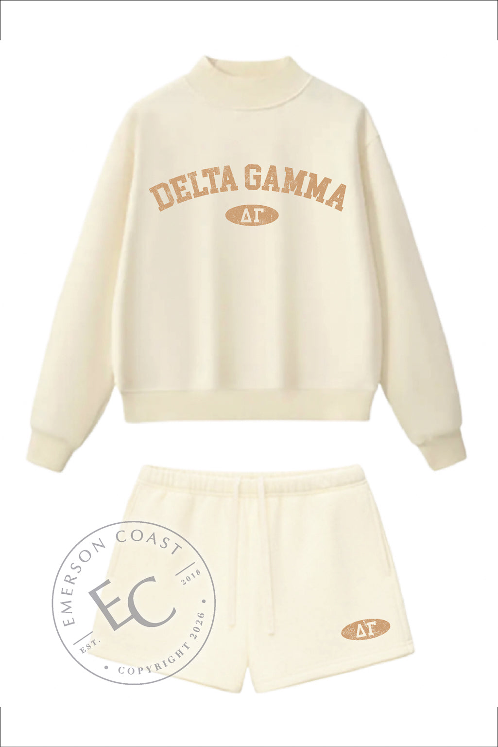 Delta Gamma Cream Heritage Set