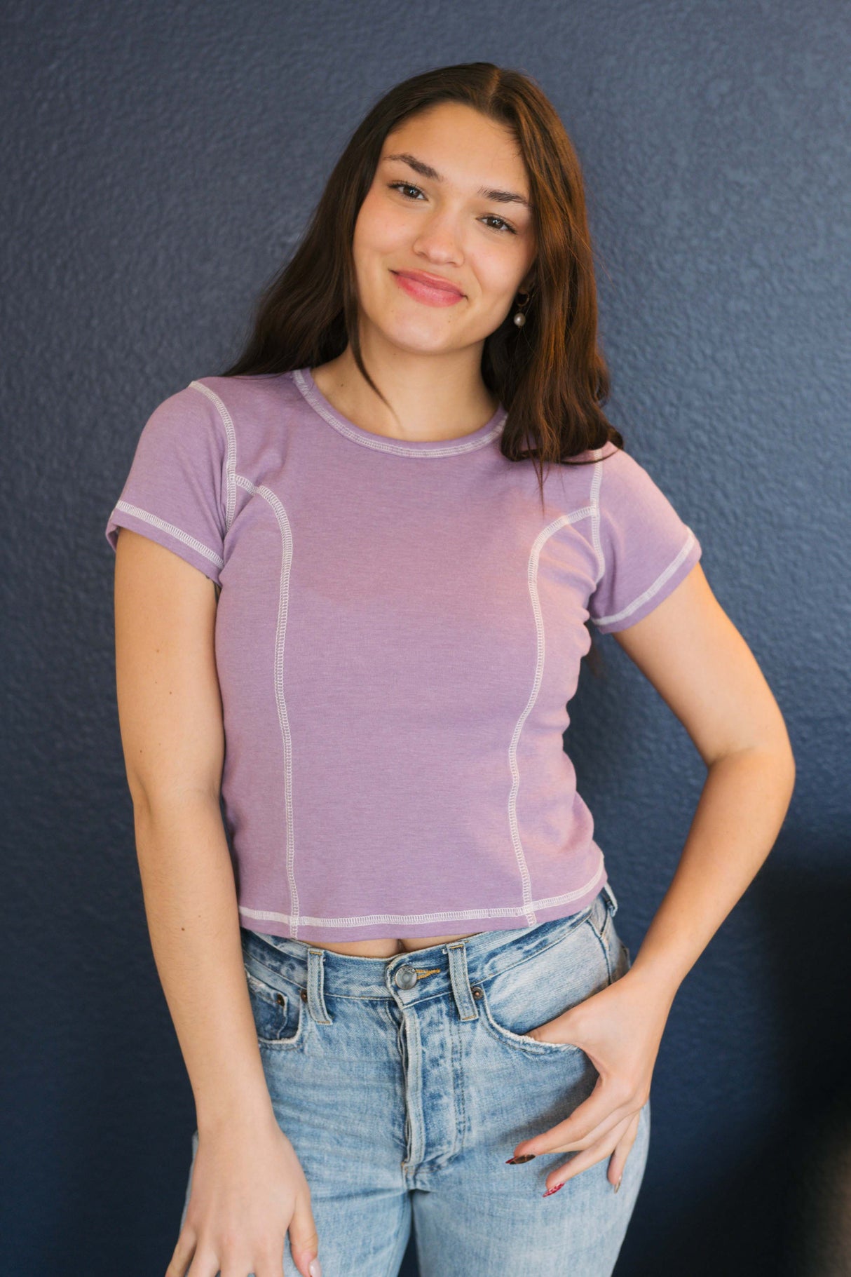 Emerson Coast Sculpt Baby Tee