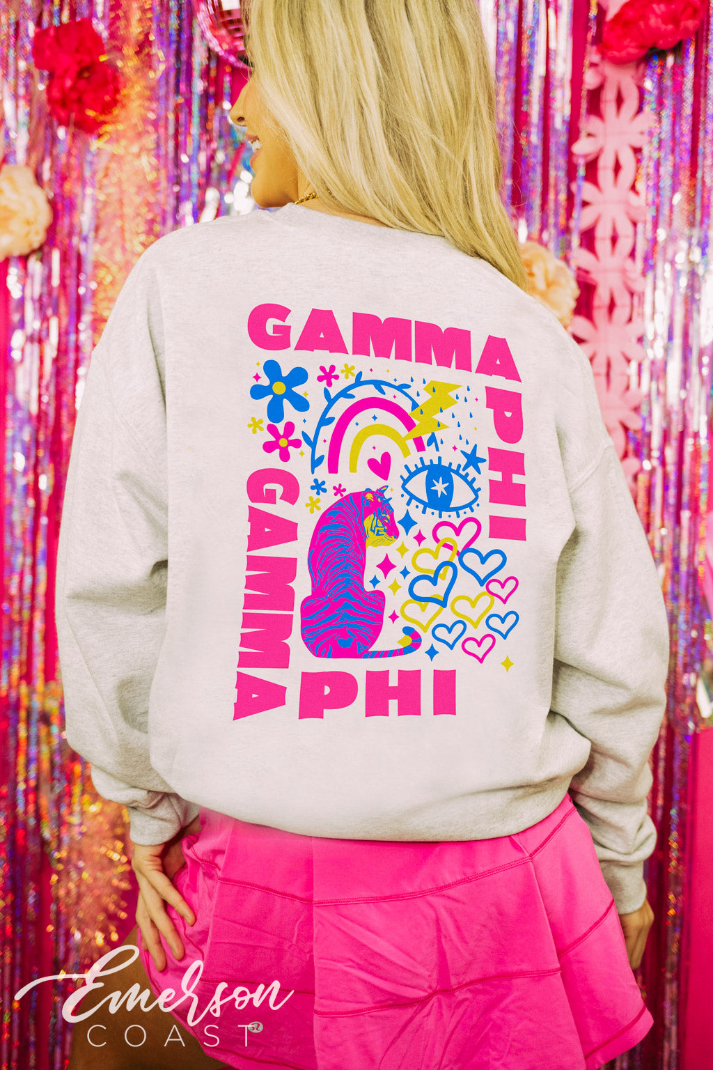 Gamma Phi Beta Graphic Art Pullover