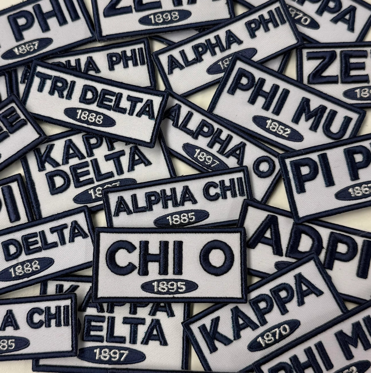 Pi Phi Red Puff Patch Breeze Set