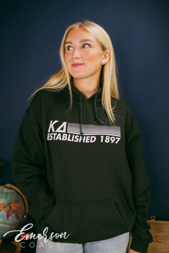 Kappa Delta Established Lines Hoodie