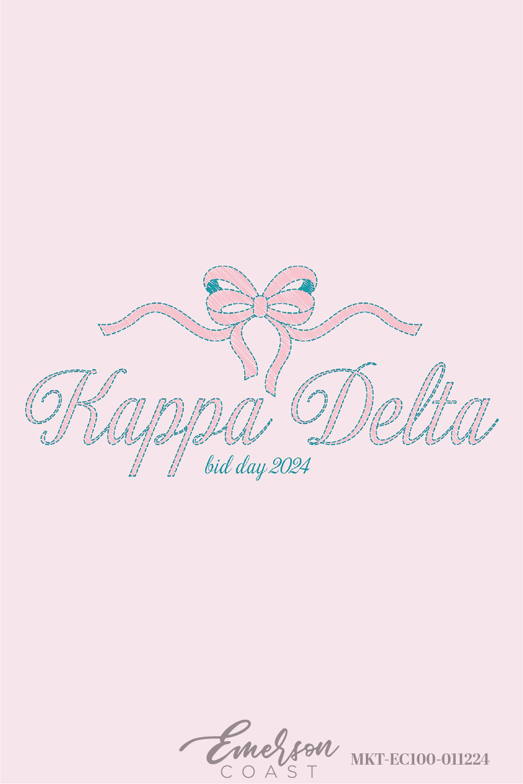 Kappa Delta Stitched By Sisterhood Bid Day T-Shirt