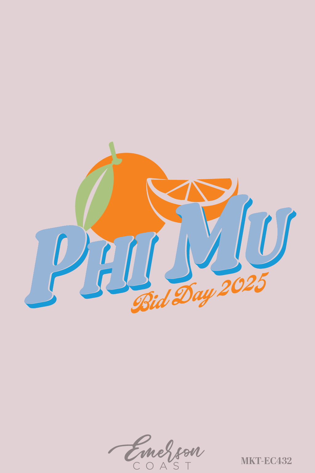 Phi Mu Freshly Squeezed Bid Day Tee