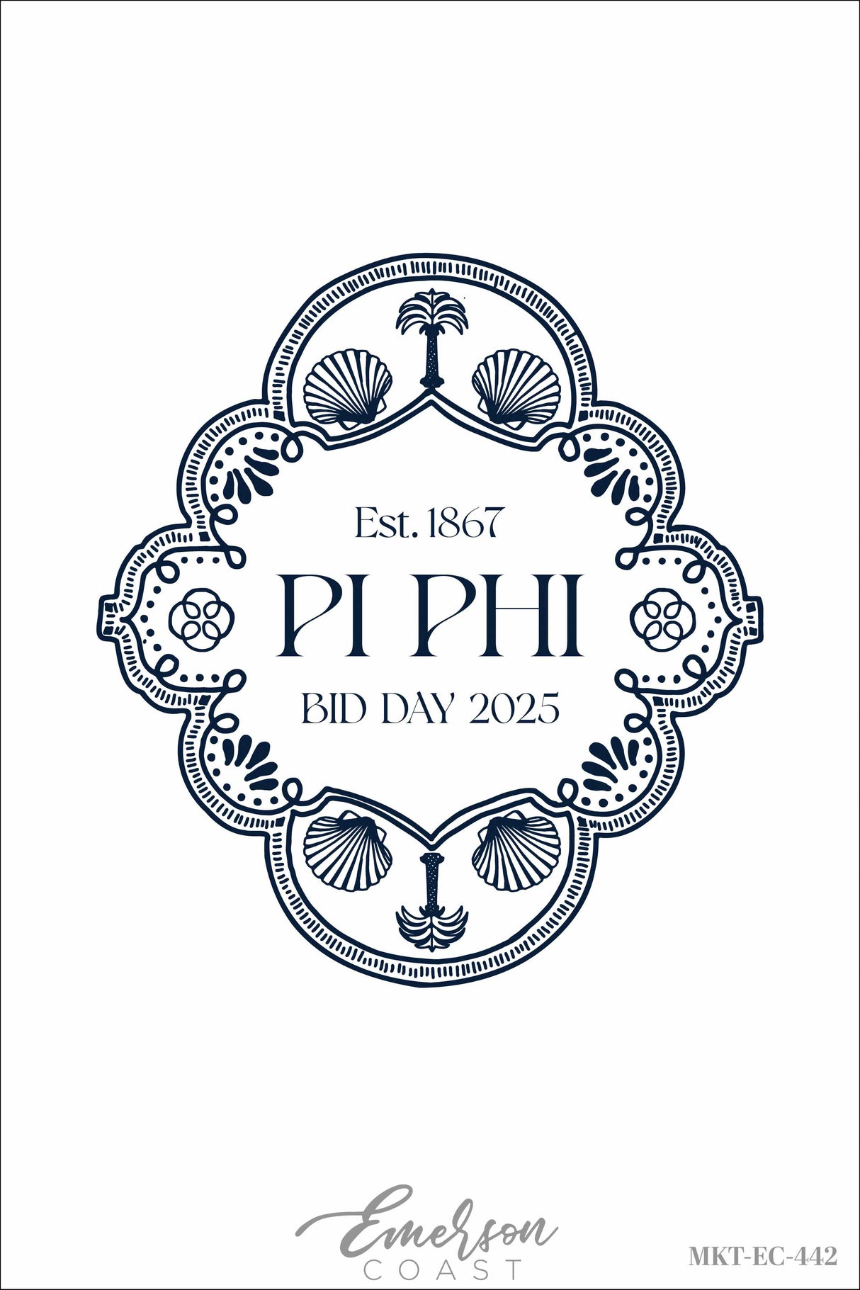 Pi Beta Phi Coast to Coast Bid Day Tshirt