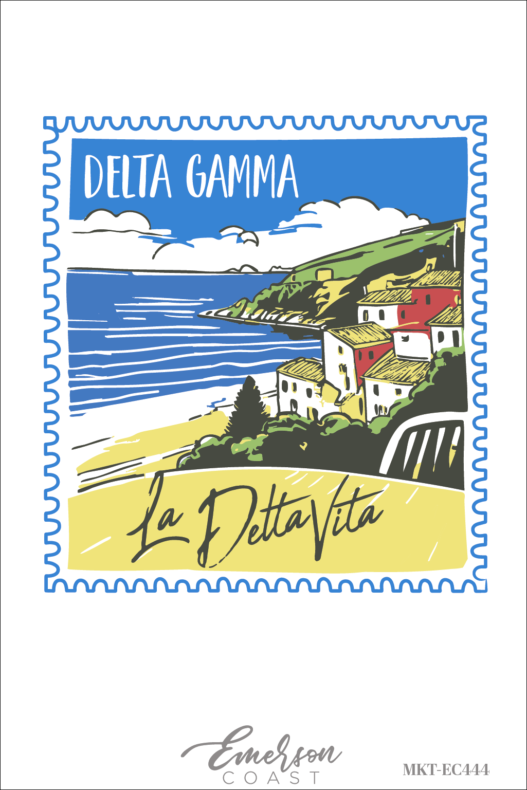 Delta Gamma La Delta Vita Bid Day Tshirt