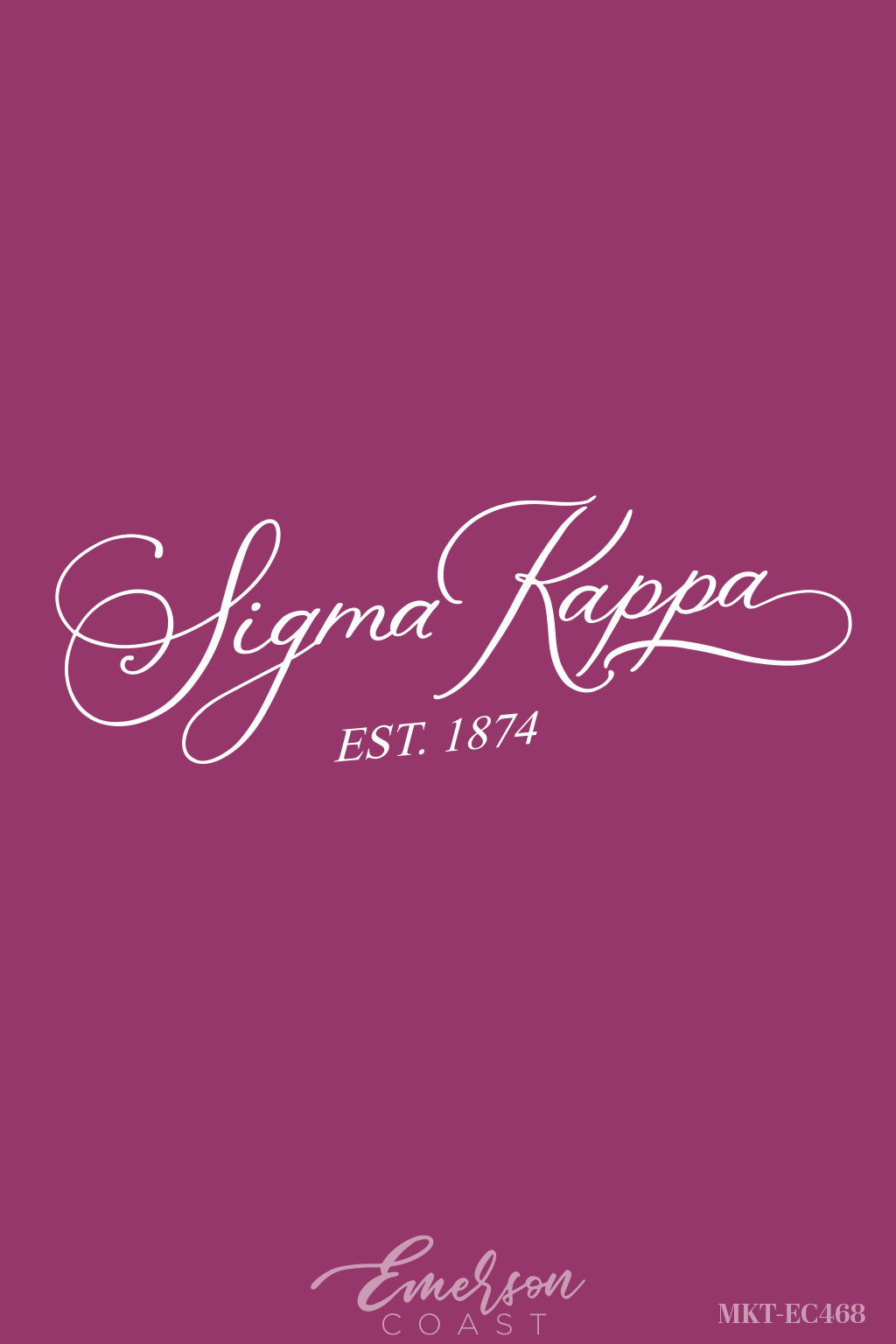 Sigma Kappa Purple Recruitment Script Slouchy Tee