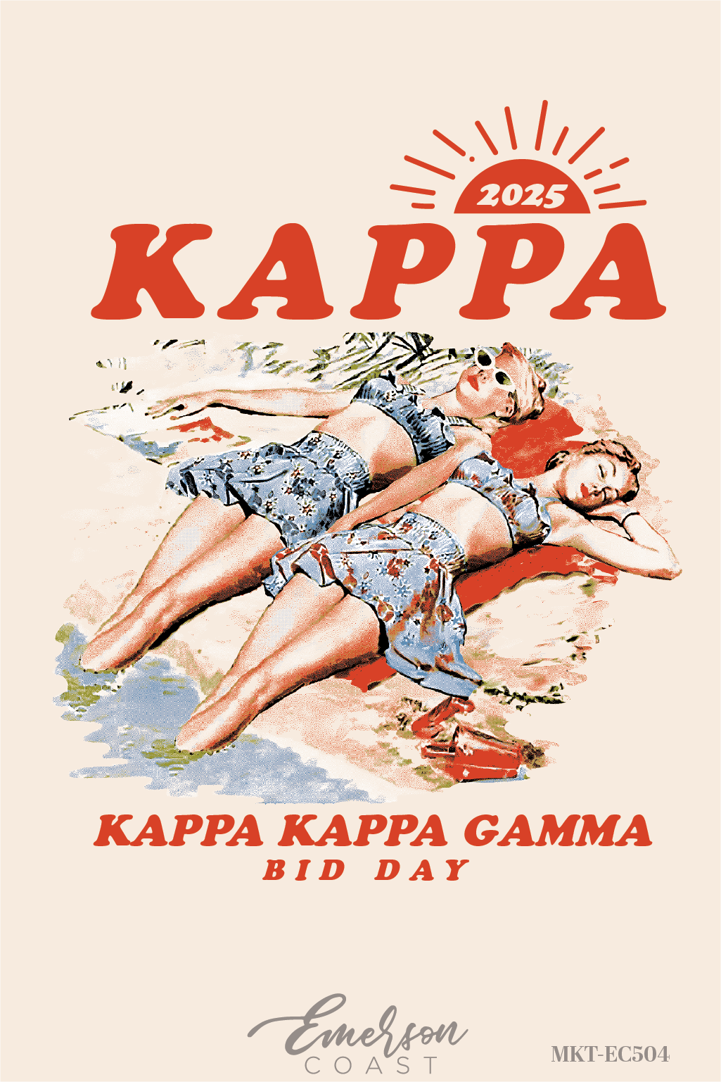 Kappa Kappa Gamma Paradise Bid Day Tee