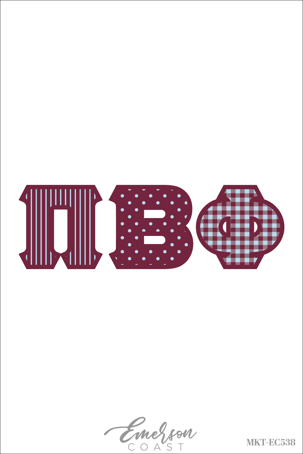 Pi Beta Phi Maroon Patchwork Greek Letters Baby Tee