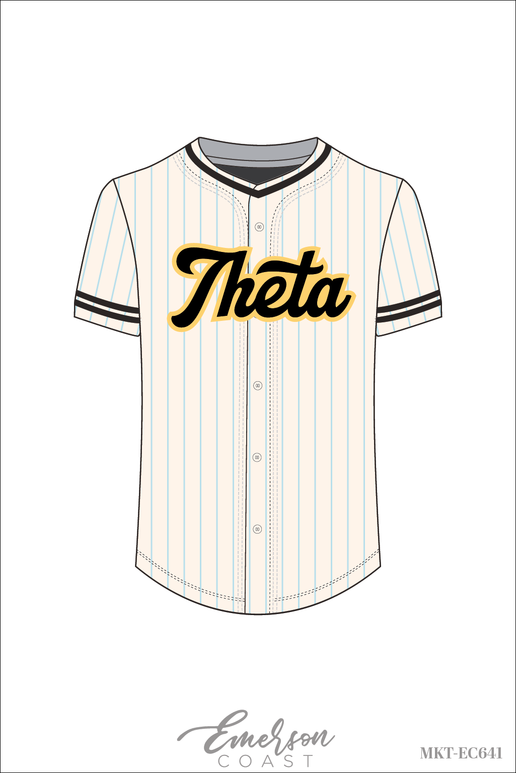 Kappa Alpha Theta Sublimated Baseball Jersey