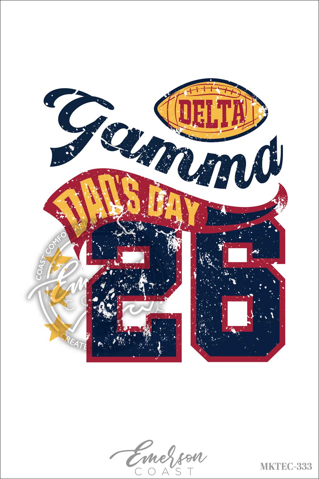 Delta Gamma Sporty & Fun Dad's Day Tshirt