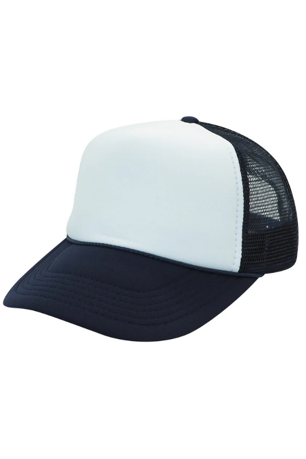 Navy Blue/White