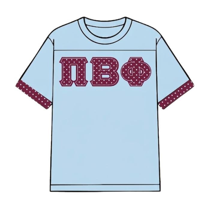 Pi Phi Letter Jersey