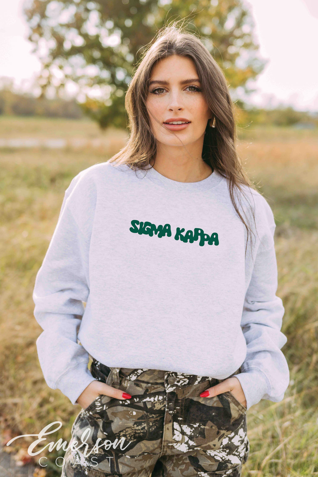 Sigma Kappa It's Giving Outdoors Crewneck