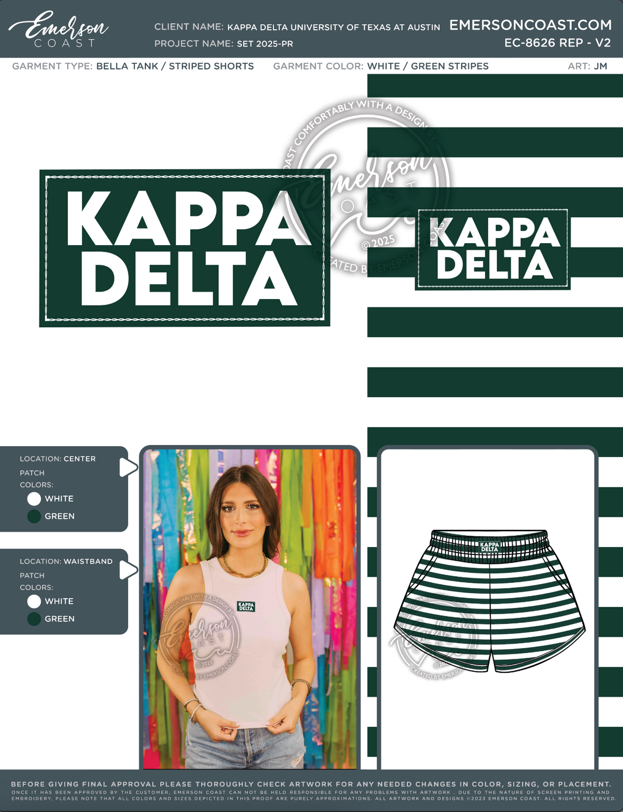 EC-8626 REP Kappa Delta University of Texas at Austin Set 2025-PR