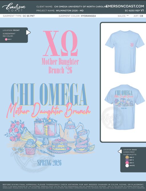EC-9250 REP Chi Omega University of North Carolina Wilmington 2026 - MD