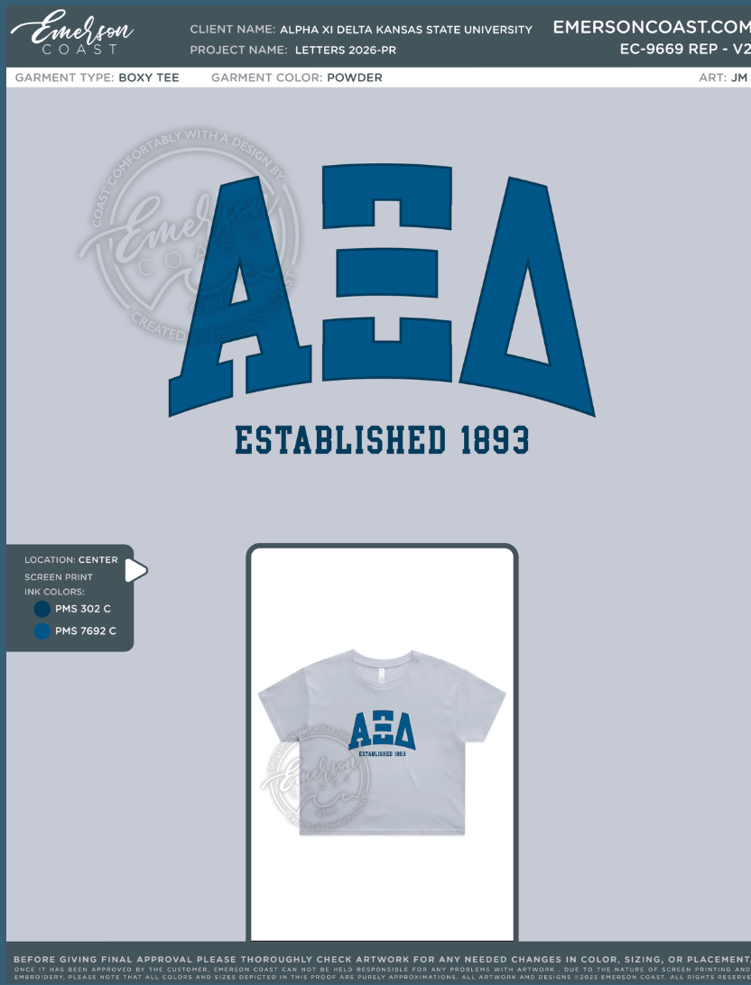 EC-9669 REP Alpha Xi Delta Kansas State University Letters 2026-PR