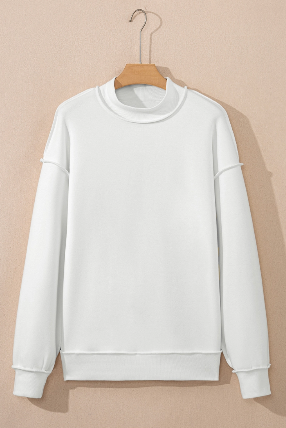 Emerson Coast White Reversible Mockneck
