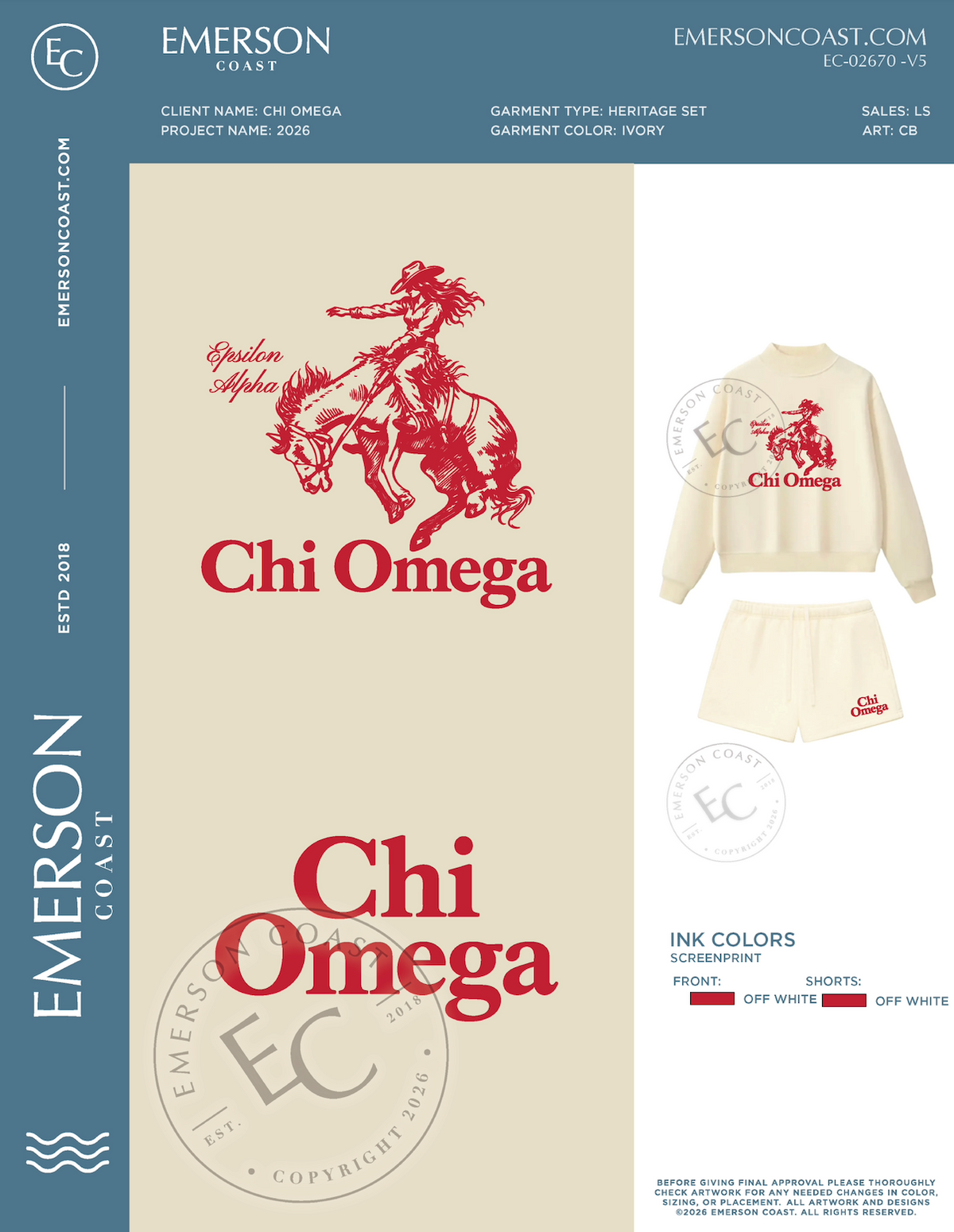 EC-02670 REP Chi Omega University of Oklahoma Apricot Set 2026-PR