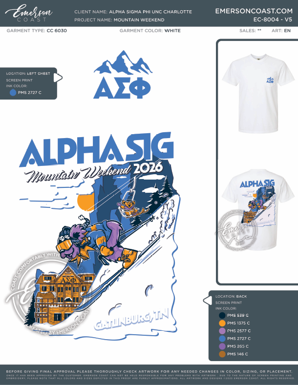 EC-8004 NEW Alpha Sigma Phi University of North Carolina Charlotte 2025 - DF