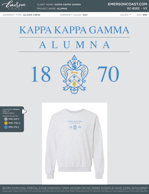 EC-8292 NEW Kappa Kappa Gamma Georgia Southern University 2025 - ALUM