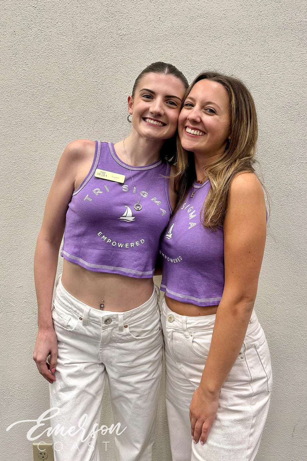 Sigma Sigma Sigma University of Massachusetts Amherst Lavender Recruitment Chaney Tank