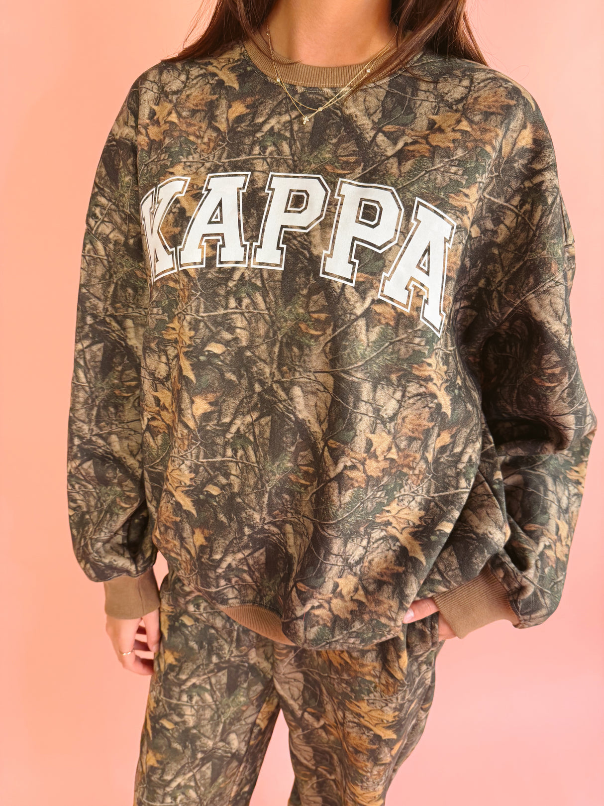 Kappa Backwoods Camo Crewneck