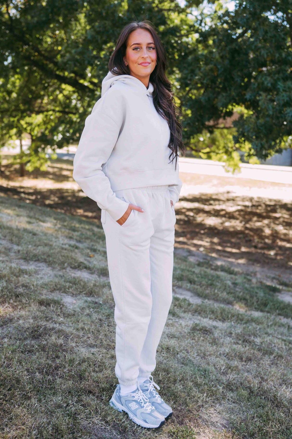 AS Colour Crop Hoodie and Jogger Set