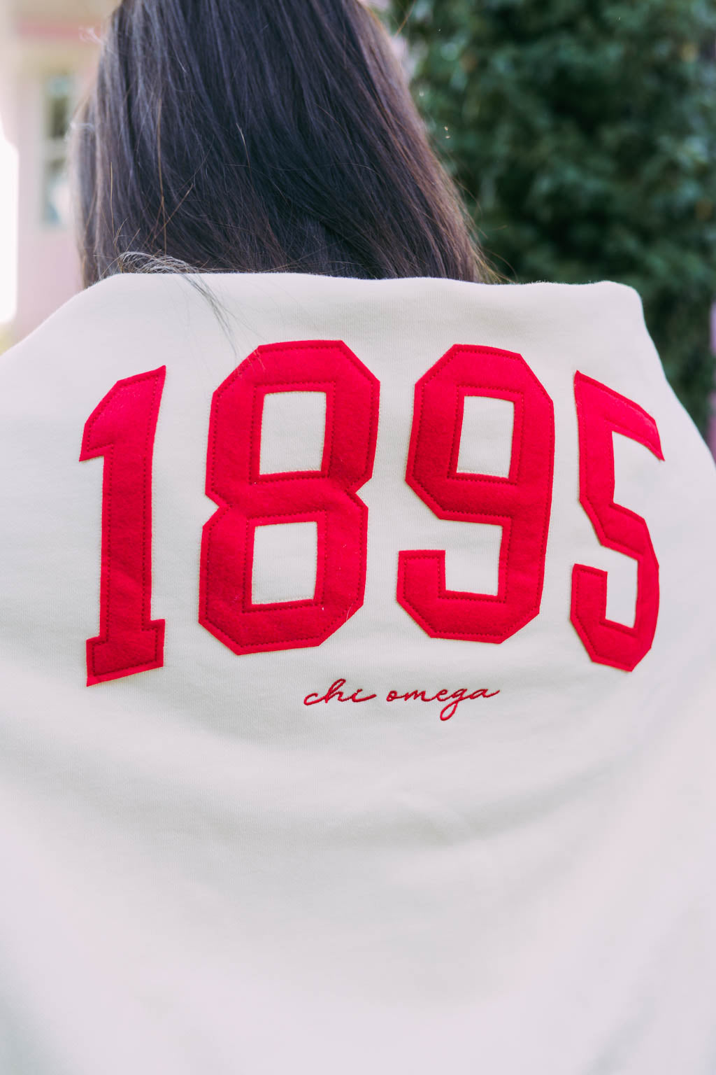 Chi O Vintage Varsity Mockneck