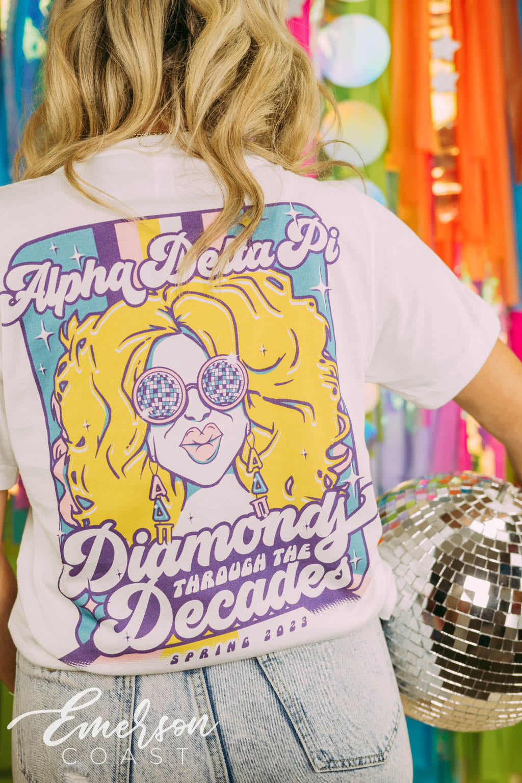 ADPi Diamonds Through the Decades Tshirt