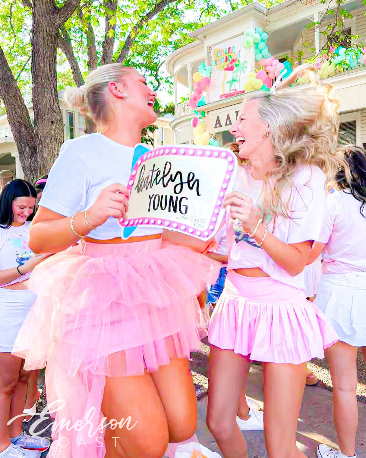 Alpha Delta Pi in Paradise Bid Day Tee