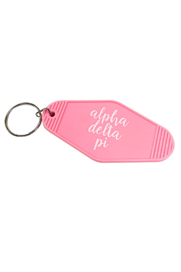 Sorority Retro Motel Keychain
