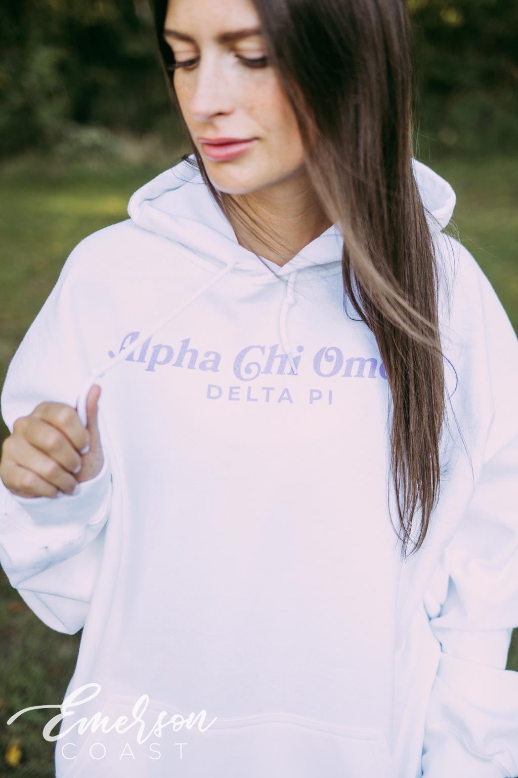 Alpha Chi Omega Love Shouldn't Hurt Hoodie