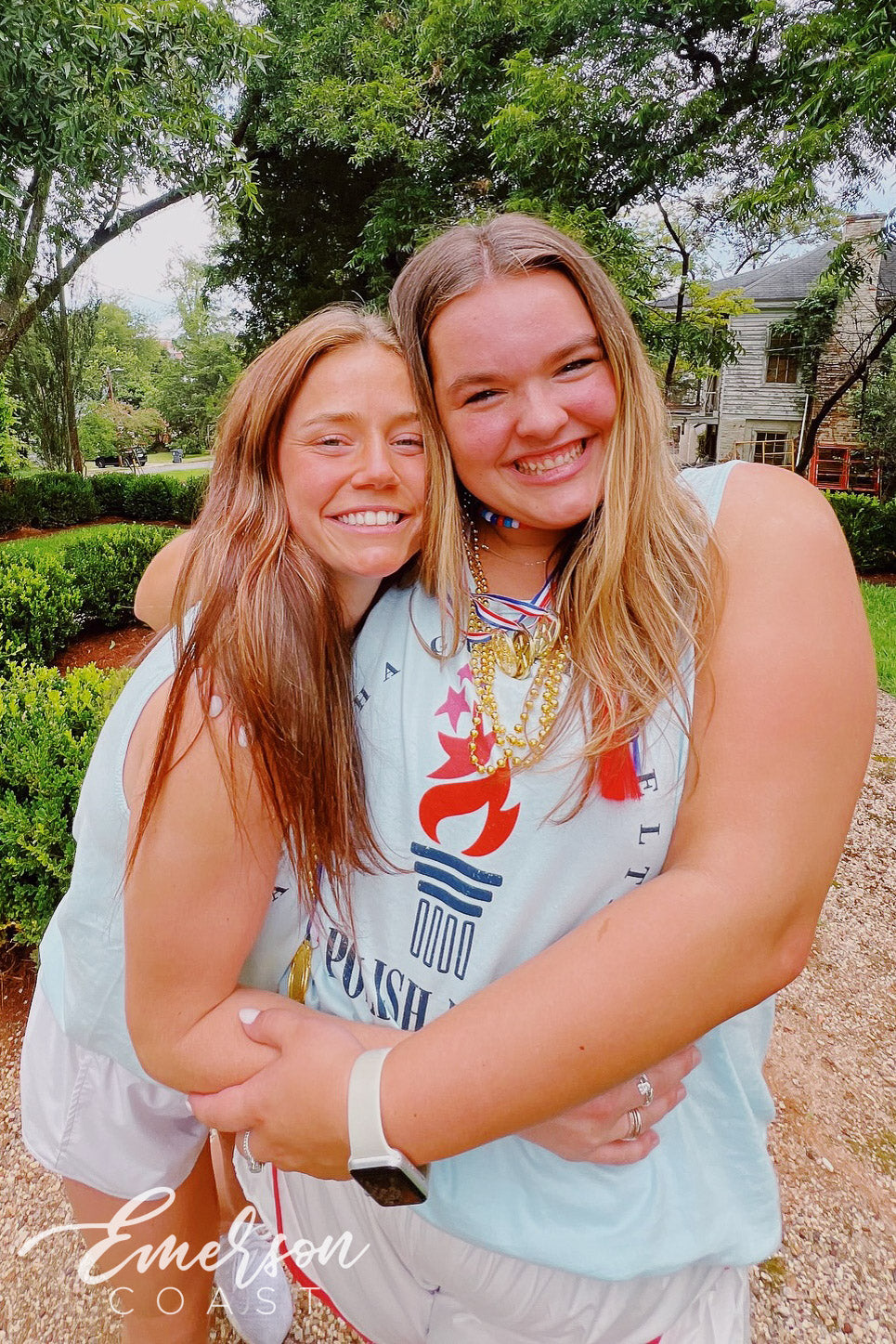 Alpha Gamma Delta Georgia College and State University Going For Gold Polish Week Tank