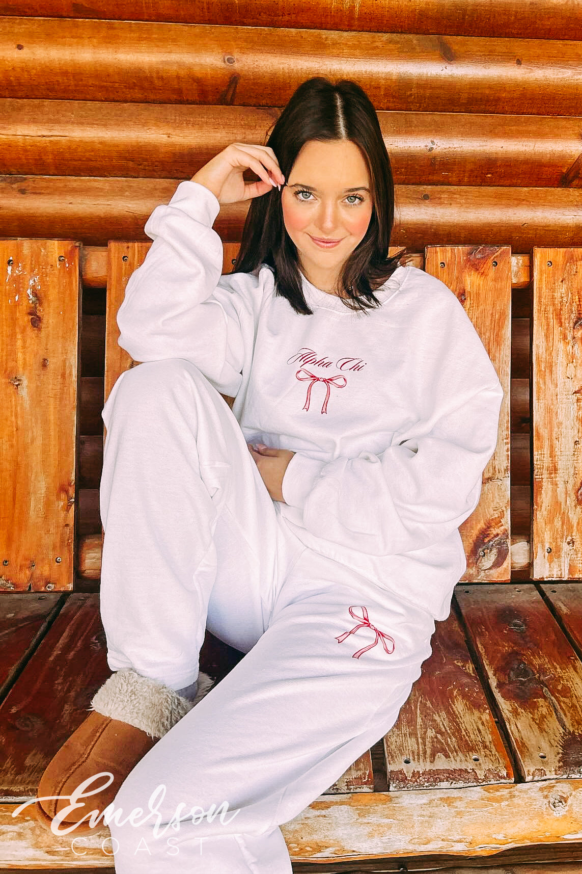 Alpha Chi Omega Bow Matching Set