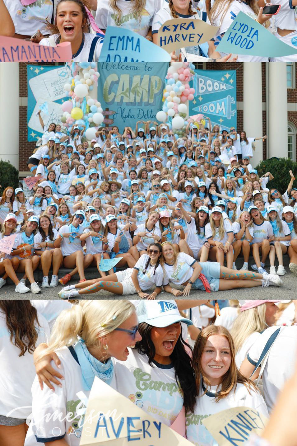 Camp ADPi Bid Day Ringer Tee