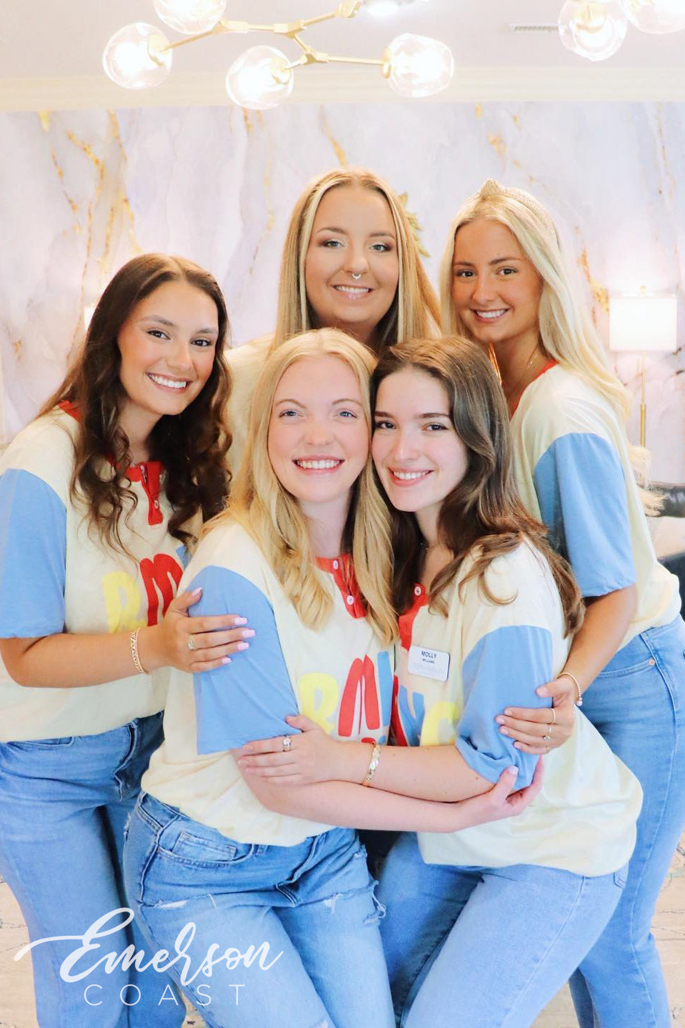 Alpha Delta Pi RMHC Colorblock Henley