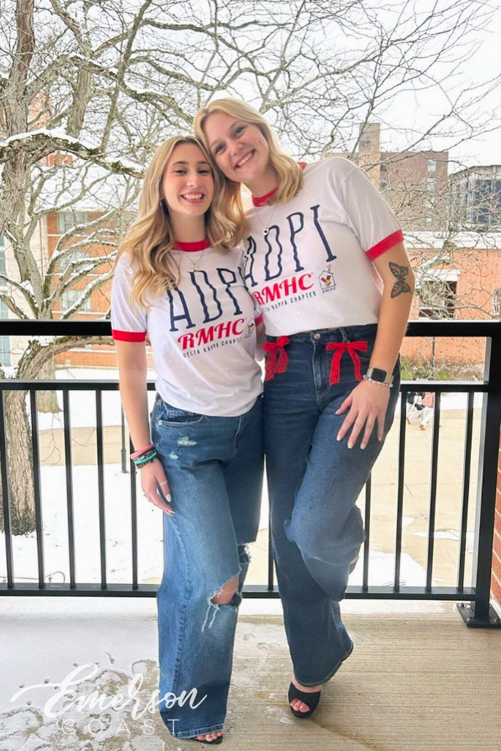 Alpha Delta Pi RMHC Ringer Tee