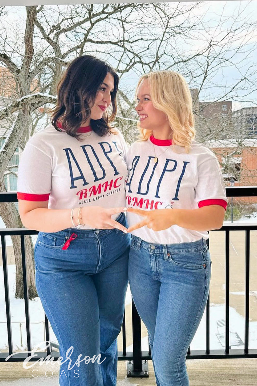 Alpha Delta Pi RMHC Ringer Tee