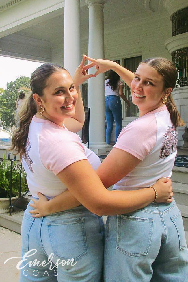 Alpha Gamma Delta Aura Baby Tee