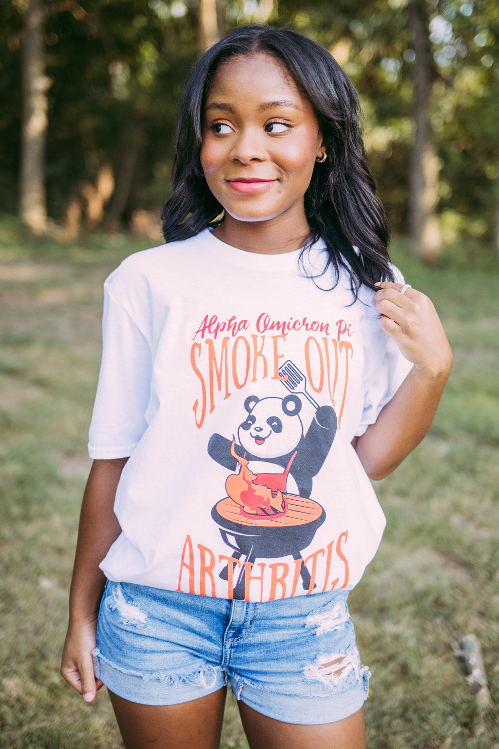 Alpha Omicron Pi Smoke Out Arthritis Tshirt