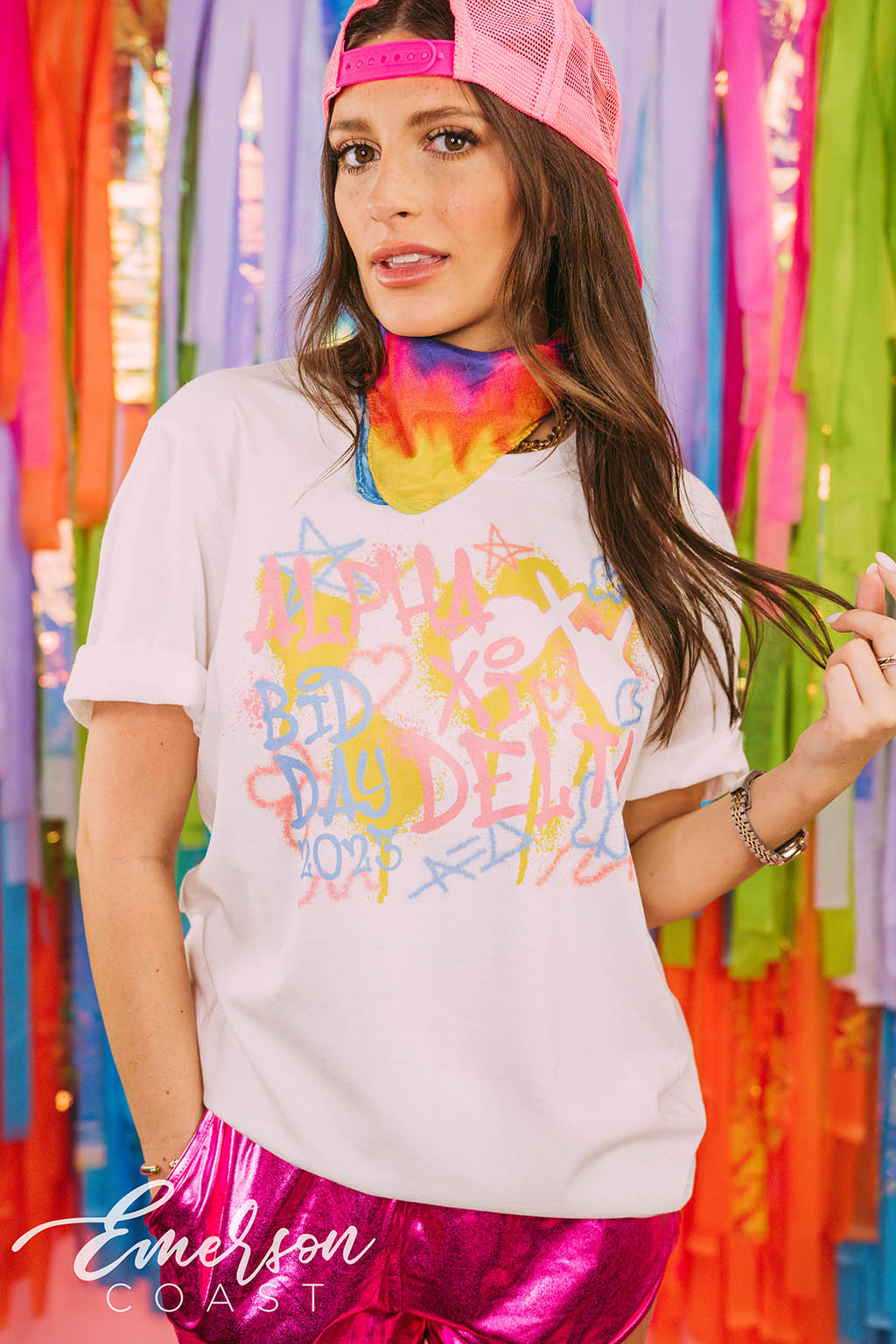 Alpha Xi Delta Graffiti Bid Day Tee
