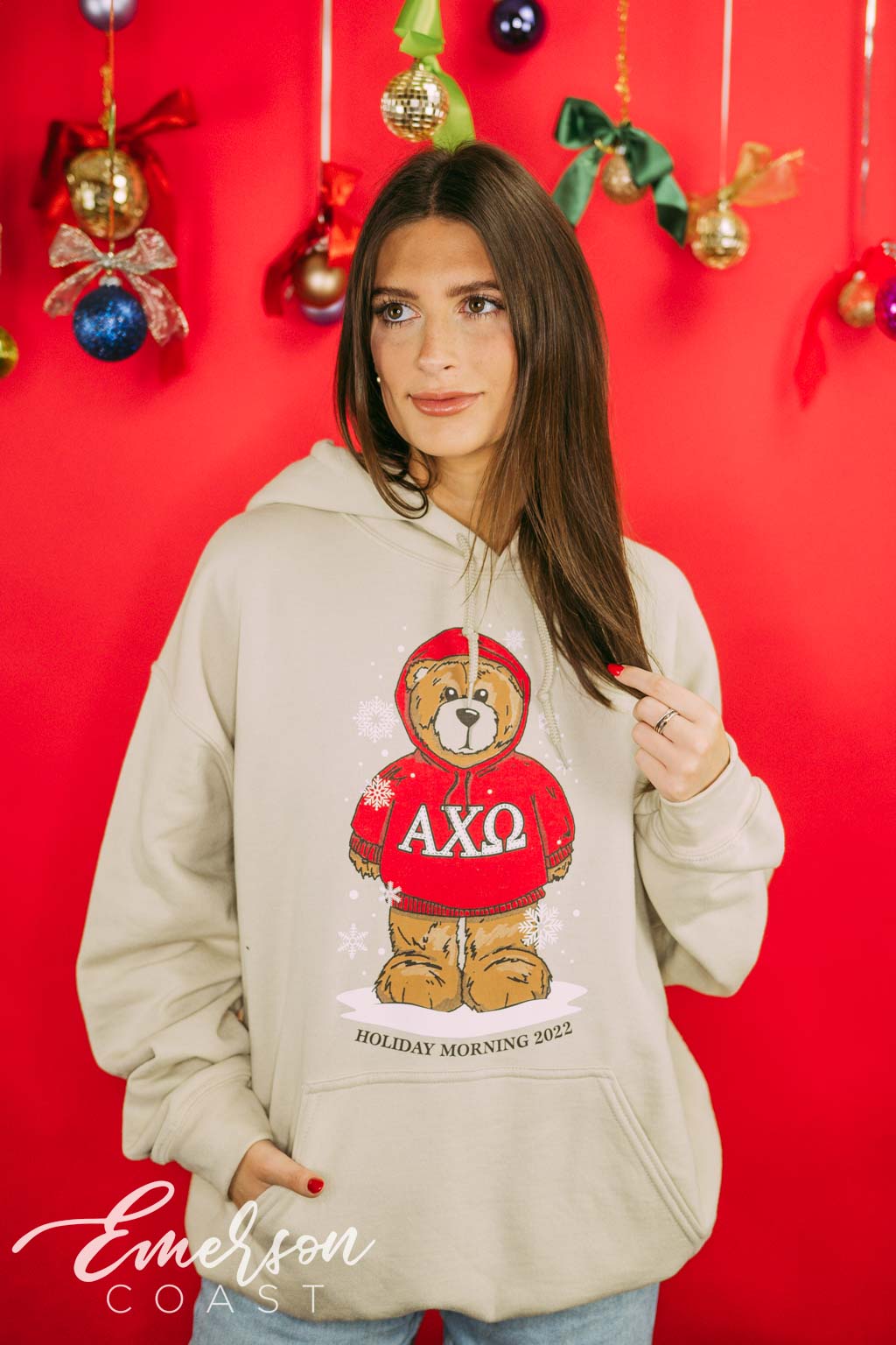 AXO Holiday Bear Hoodie