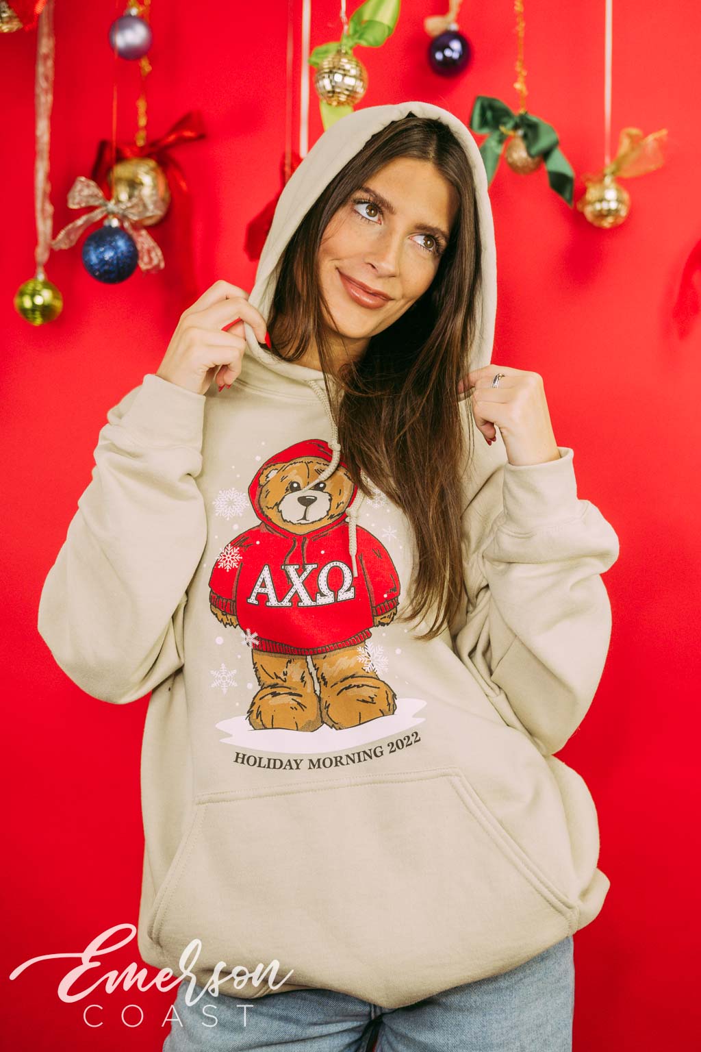 AXO Holiday Bear Hoodie