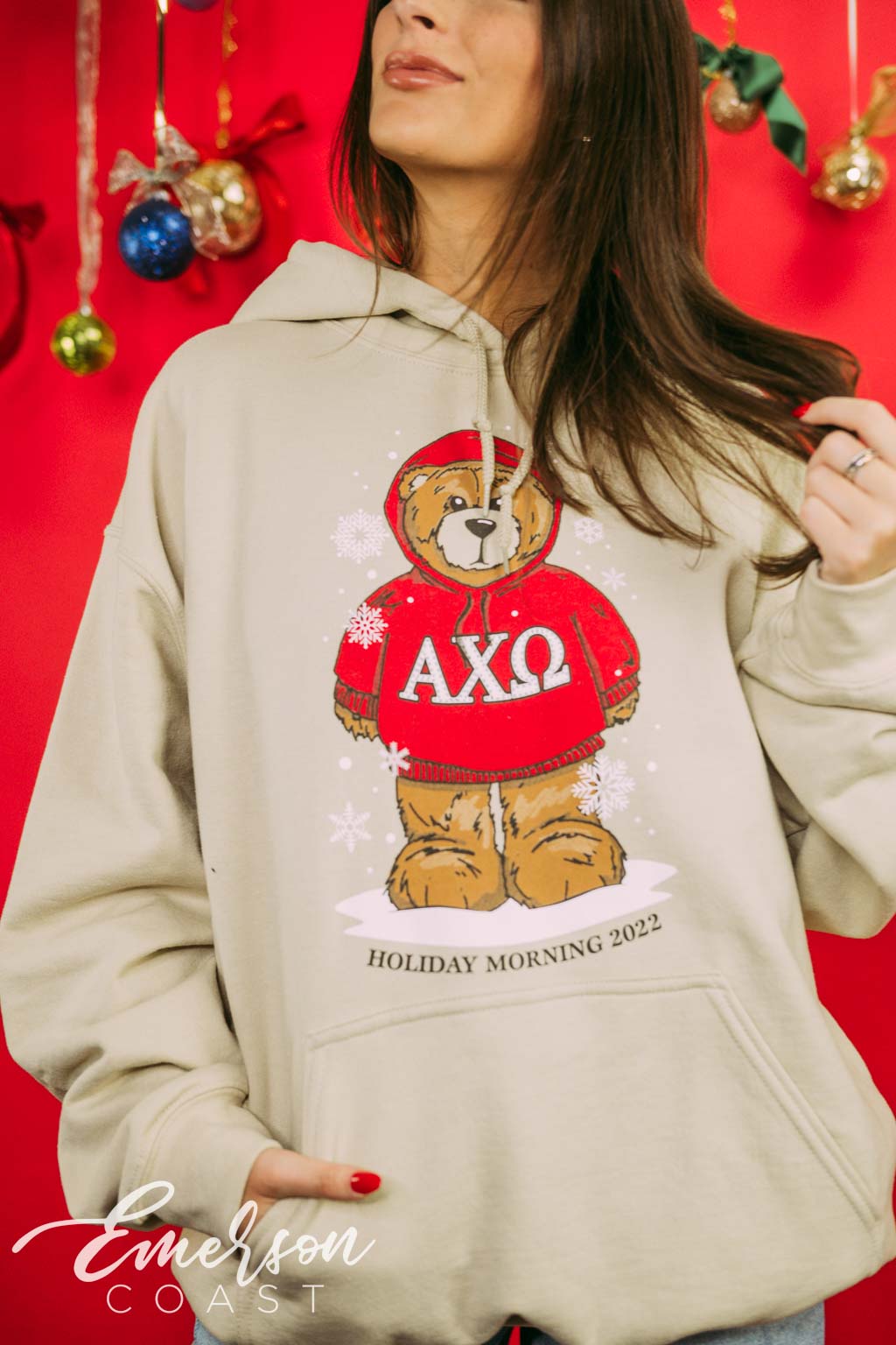 AXO Holiday Bear Hoodie