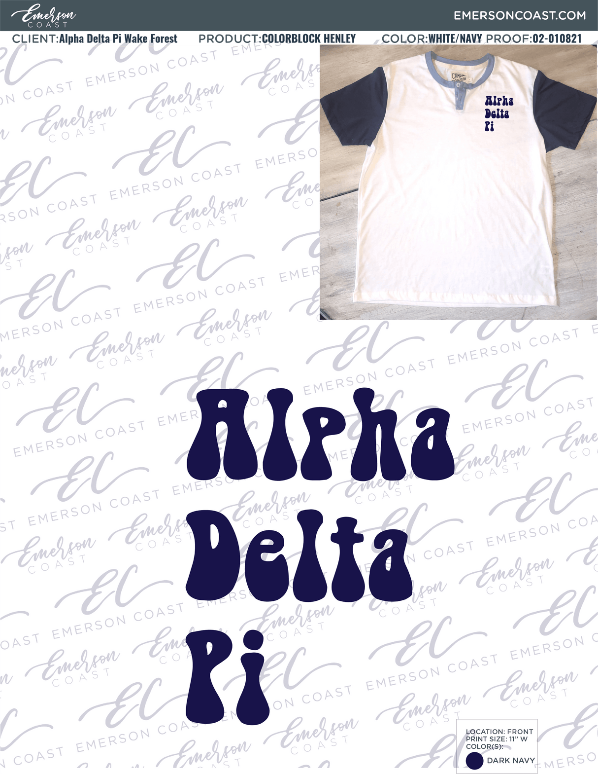 02-010821 Alpha Delta Pi Wake Forest University Colorblock 2021-01