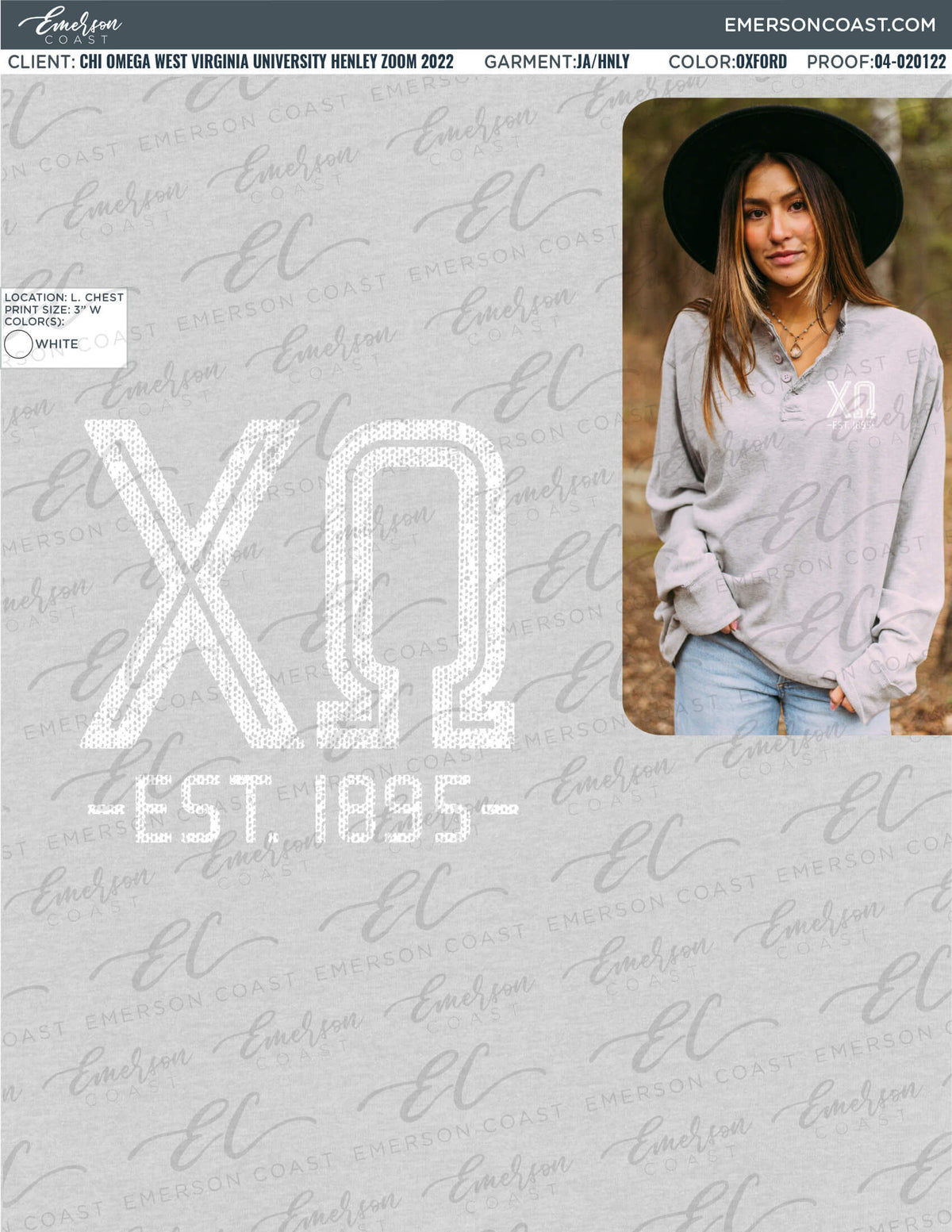04-020122 Chi Omega West Virginia University Henley 2022